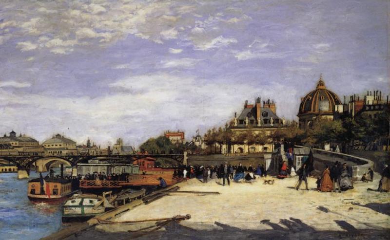 Pierre Renoir The Pone des Arts and the Institut de Frane Spain oil painting art